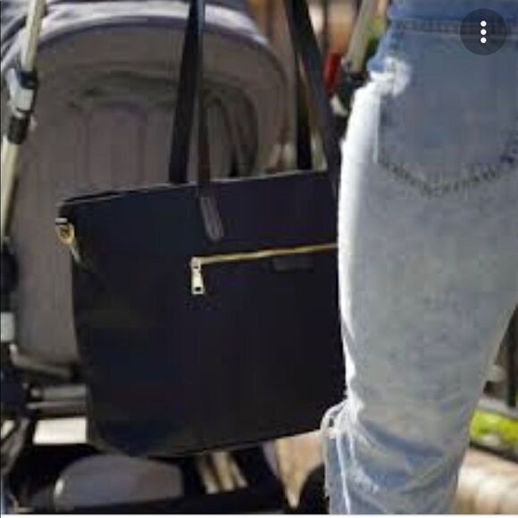 Michael Kors Teal Kempton Nylon Tote - Picture 2 of 10